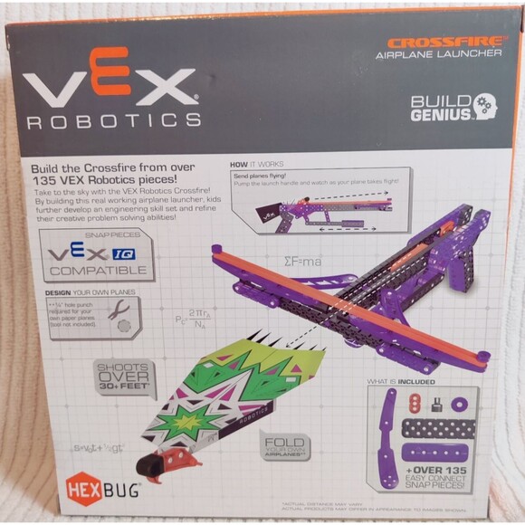 VEX Robotics Crossfire "Airplane Launcher" By HEXBUG - STEM Toy-Pre-Owned - Picture 2 of 11